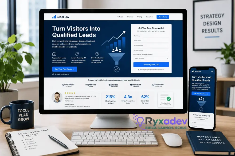 Landing Page Development for Better Lead Generation